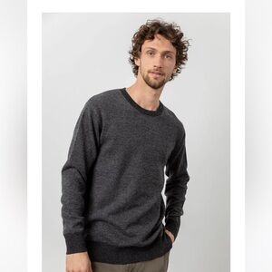 Rails- Rune Crewneck Wool Sweater- Charcoal‎ Ice- Large- Excellent condition!!!!